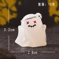 Halloween Luminous Ornaments Stone Tablet Pumpkin Micro Landscape Small Ornaments Car Central Control Decorative Luminous Ornaments sku image 5