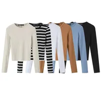 Women's Clothing Hot Sale At  Modal Blended Long-Sleeved T-shirt main image 1