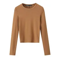 Women's Clothing Hot Sale At  Modal Blended Long-Sleeved T-shirt sku image 19