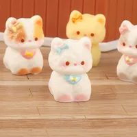 Cartoon Cute Kitty DIY Ornaments Micro Landscape Ornaments Gardening Decorative Resin Crafts Desktop Small Ornaments main image 2