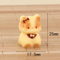 Cartoon Cute Kitty DIY Ornaments Micro Landscape Ornaments Gardening Decorative Resin Crafts Desktop Small Ornaments sku image 3