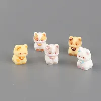 Cartoon Cute Kitty DIY Ornaments Micro Landscape Ornaments Gardening Decorative Resin Crafts Desktop Small Ornaments sku image 6