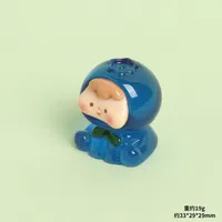 High Transparent Resin Four Generation Fruit Baby Cute Grain DIY Ornament Accessories Creative Desktop And Car-Mounted Small Ornaments Doll sku image 4