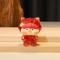 Tiktok Same Style Thin And Glittering Dried Flower Fox Cute Unforgettable Fantasy Oil Quicksand Decoration Creative Toy Gift Essentials sku image 1
