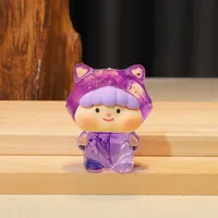Tiktok Same Style Thin And Glittering Dried Flower Fox Cute Unforgettable Fantasy Oil Quicksand Decoration Creative Toy Gift Essentials sku image 3