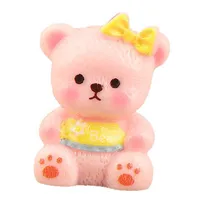 Three-Dimensional Bear DIY Hairpin Ornament Cream Glue Ornament Accessories Resin Accessory Material Package Wholesale main image 5