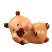 Capabala Three-Dimensional Doll Ornaments Resin Accessories Capybara Creative Keychain Pendant DIY Cream Glue Material main image 5