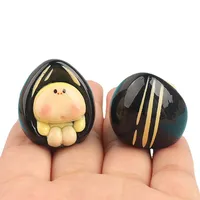 Resin Three-Dimensional Melon Seeds Baby DIY Ornament Accessories Keychain Car Red Dates Decoration Cute Grain Trendy Decoration main image 5