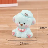 Cartoon Cute Puppy DIY Ornaments Micro Landscape Ornaments Gardening Decorative Resin Crafts Desktop Small Ornaments sku image 4