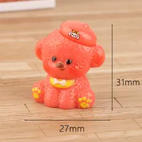 Cartoon Cute Puppy DIY Ornaments Micro Landscape Ornaments Gardening Decorative Resin Crafts Desktop Small Ornaments sku image 6