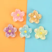 Luminous Gradient Plumeria Rubra Resin Accessories Cream Glue DIY Headdress Phone Case Refridgerator Magnets Beauty Patch main image 3