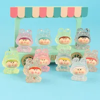 Three-Dimensional Glitter Girl Decoration Resin Jewelry Accessories Tik Tok Live Stream Cute Tablet Desktop Decoration Small Gift Wholesale main image 1
