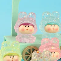 Three-Dimensional Glitter Girl Decoration Resin Jewelry Accessories Tik Tok Live Stream Cute Tablet Desktop Decoration Small Gift Wholesale main image 2