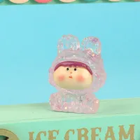 Three-Dimensional Glitter Girl Decoration Resin Jewelry Accessories Tik Tok Live Stream Cute Tablet Desktop Decoration Small Gift Wholesale main image 3