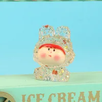 Three-Dimensional Glitter Girl Decoration Resin Jewelry Accessories Tik Tok Live Stream Cute Tablet Desktop Decoration Small Gift Wholesale main image 4