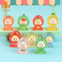 New Luminous Three-Dimensional Fruit Baby DIY Ornament Accessories Keychain Car Pendant Children's Fun Hand Play Hand Pieces main image 1