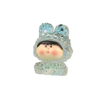 Three-Dimensional Glitter Girl Decoration Resin Jewelry Accessories Tik Tok Live Stream Cute Tablet Desktop Decoration Small Gift Wholesale main image 5