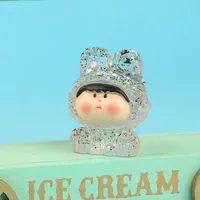 Three-Dimensional Glitter Girl Decoration Resin Jewelry Accessories Tik Tok Live Stream Cute Tablet Desktop Decoration Small Gift Wholesale sku image 6