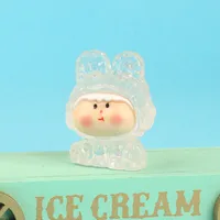 Three-Dimensional Glitter Girl Decoration Resin Jewelry Accessories Tik Tok Live Stream Cute Tablet Desktop Decoration Small Gift Wholesale sku image 7