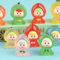 New Luminous Three-Dimensional Fruit Baby DIY Ornament Accessories Keychain Car Pendant Children's Fun Hand Play Hand Pieces main image 4