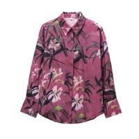 Women's Clothing Hot Sale At  Fashion Casual Long Sleeve Lapel Drape Shirt sku image 4
