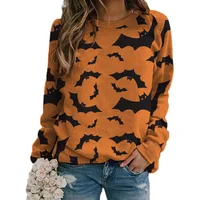 Autumn And Winter New    Halloween Series Women's Round Neck Sweater Loose Casual main image 5
