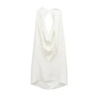 Women's Clothing Ins Internet Hot Sexy Hot Girl Hanging Collar Top Sleeveless Vest Top main image 2