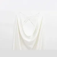 Women's Clothing Ins Internet Hot Sexy Hot Girl Hanging Collar Top Sleeveless Vest Top main image 3