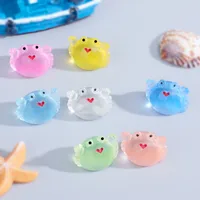 Simulation Little Crab Mini Fish Bowl Landscaping Micro Landscape Decoration Decoration Luminous Resin Accessories DIY Ornament Wholesale main image 1