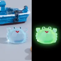 Simulation Little Crab Mini Fish Bowl Landscaping Micro Landscape Decoration Decoration Luminous Resin Accessories DIY Ornament Wholesale sku image 3
