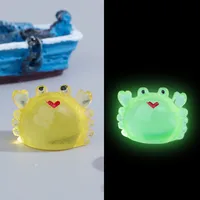 Simulation Little Crab Mini Fish Bowl Landscaping Micro Landscape Decoration Decoration Luminous Resin Accessories DIY Ornament Wholesale sku image 5