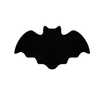 Felt Bat Placemat Halloween Table Mat Black Bat Non-Slip Heat Resistant Tableware Mat Party Dining-Table Decoration Supplies main image 3