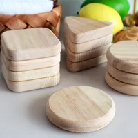 Wooden Teacup Mat Coffee Cup Mug Heat Proof Mat Coaster main image 1