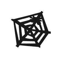 Halloween Ghost Festival Pumpkin Felt Coaster Spider Web Skull Wooden Carved Heat Insulation Decorative Coaster sku image 2