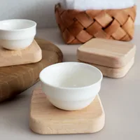 Wooden Teacup Mat Coffee Cup Mug Heat Proof Mat Coaster sku image 3