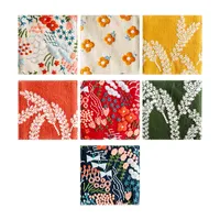 INS Style Cotton Linen Coaster Embroidered Fabric Tea Table Coaster Thickening Heat Insulation Pad Coffee Cup Mat main image 5