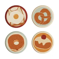 Cartoon Office Coffee Cup Mat Desktop Storage Pad Round Water Cup Mat Diatom Mud Absorbent Pad Quick-Drying Table Top main image 5
