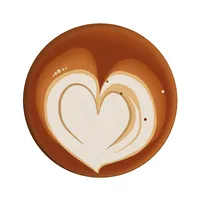 Cartoon Office Coffee Cup Mat Desktop Storage Pad Round Water Cup Mat Diatom Mud Absorbent Pad Quick-Drying Table Top sku image 3