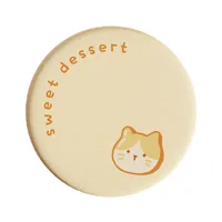 Cartoon Office Coffee Cup Mat Desktop Storage Pad Round Water Cup Mat Diatom Mud Absorbent Pad Quick-Drying Table Top sku image 13