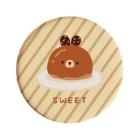 Cartoon Office Coffee Cup Mat Desktop Storage Pad Round Water Cup Mat Diatom Mud Absorbent Pad Quick-Drying Table Top sku image 14