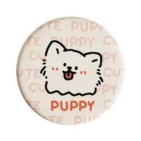 Cartoon Office Coffee Cup Mat Desktop Storage Pad Round Water Cup Mat Diatom Mud Absorbent Pad Quick-Drying Table Top sku image 17