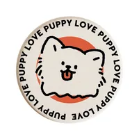 Cartoon Office Coffee Cup Mat Desktop Storage Pad Round Water Cup Mat Diatom Mud Absorbent Pad Quick-Drying Table Top sku image 18