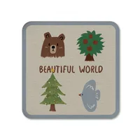 Cartoon Office Coffee Cup Mat Desktop Storage Pad Round Water Cup Mat Diatom Mud Absorbent Pad Quick-Drying Table Top sku image 24