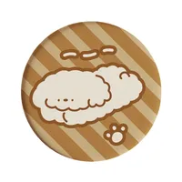 Cartoon Office Coffee Cup Mat Desktop Storage Pad Round Water Cup Mat Diatom Mud Absorbent Pad Quick-Drying Table Top sku image 27
