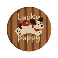 Cartoon Office Coffee Cup Mat Desktop Storage Pad Round Water Cup Mat Diatom Mud Absorbent Pad Quick-Drying Table Top sku image 32