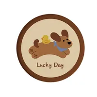 Cartoon Office Coffee Cup Mat Desktop Storage Pad Round Water Cup Mat Diatom Mud Absorbent Pad Quick-Drying Table Top sku image 33