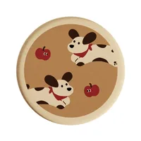 Cartoon Office Coffee Cup Mat Desktop Storage Pad Round Water Cup Mat Diatom Mud Absorbent Pad Quick-Drying Table Top sku image 34