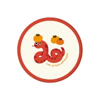 Cartoon Office Coffee Cup Mat Desktop Storage Pad Round Water Cup Mat Diatom Mud Absorbent Pad Quick-Drying Table Top sku image 41