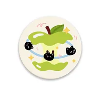 Cartoon Office Coffee Cup Mat Desktop Storage Pad Round Water Cup Mat Diatom Mud Absorbent Pad Quick-Drying Table Top sku image 45