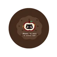 Heat Proof Mat Cartoon Absorbent Custom Coaster Office Water Cup Mat Tea Mat Ins Style Creative Insulation Pad Heat Proof Mat Dining Table Cushion main image 4